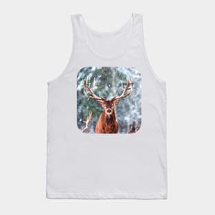 Reindeer Snow Time Tank Top